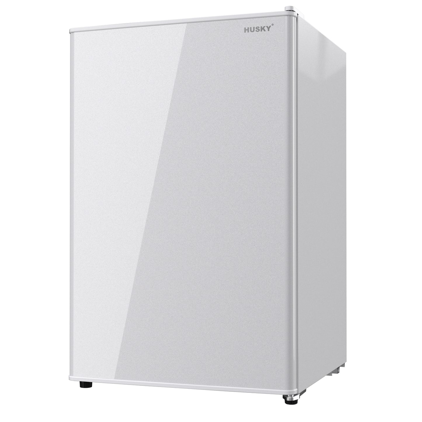 Husky Premium 122L Solid Door 4.3 C.ft. Freestanding Under-Counter Mini Fridge in White
