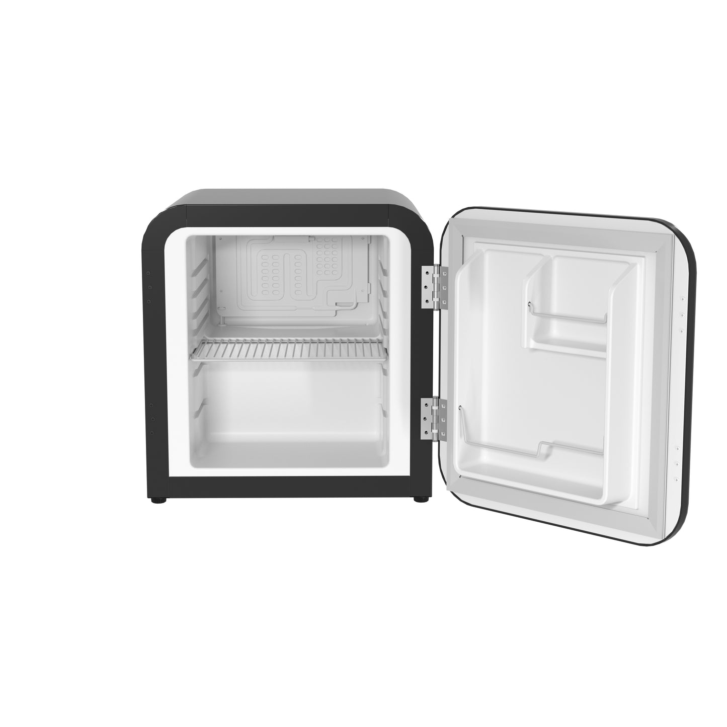 Husky 43L Retro Style 1.5 C.ft. Freestanding Mini Fridge in Black
