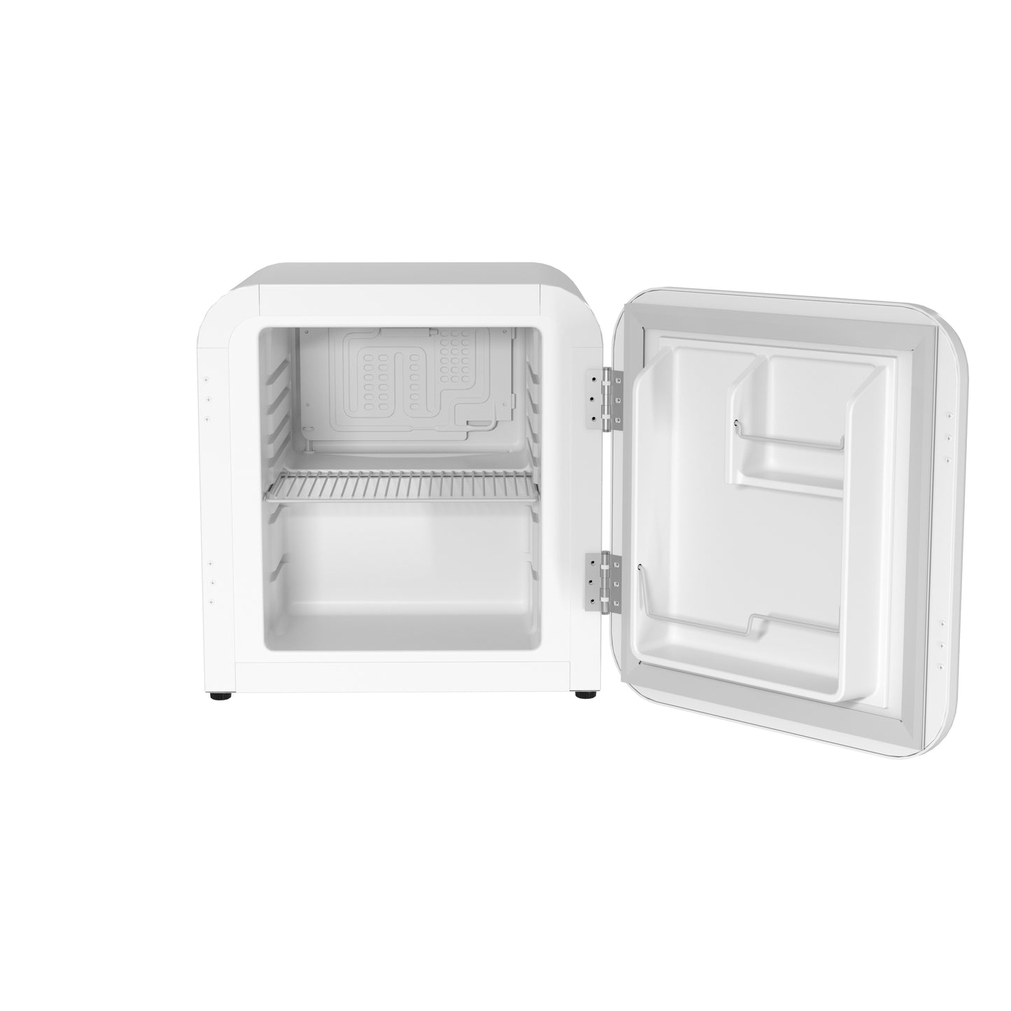 Husky 43L Retro Style 1.5 C.ft. Freestanding Mini Fridge in White