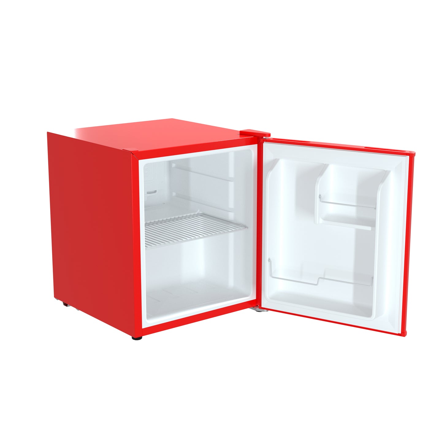 Husky 43L Solid Door 1.5 C.ft. Freestanding Counter-Top Mini Fridge in Red