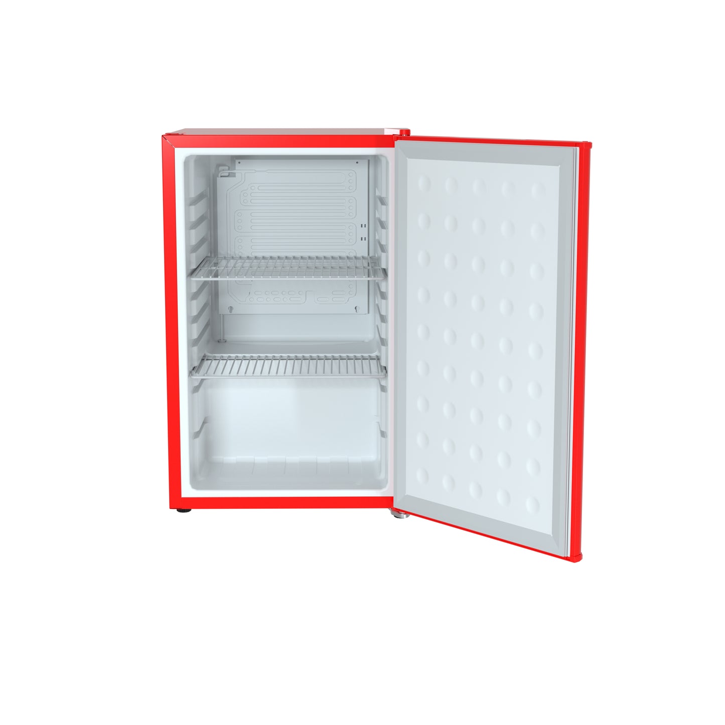 Husky Premium 65L Solid Door 2.3 Cu.ft. Freestanding Under-Counter Mini Fridge in Red