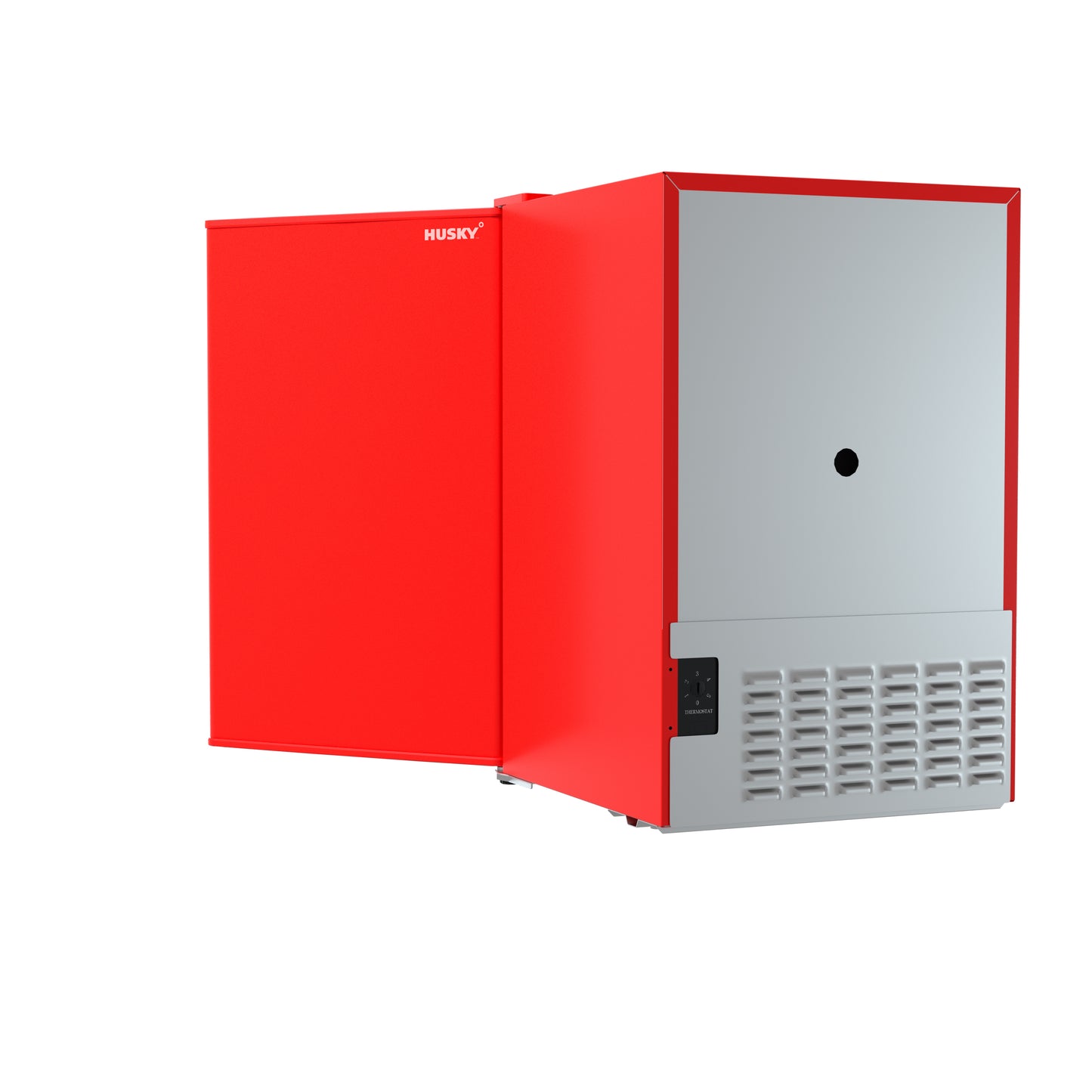Husky Premium 65L Solid Door 2.3 Cu.ft. Freestanding Under-Counter Mini Fridge in Red