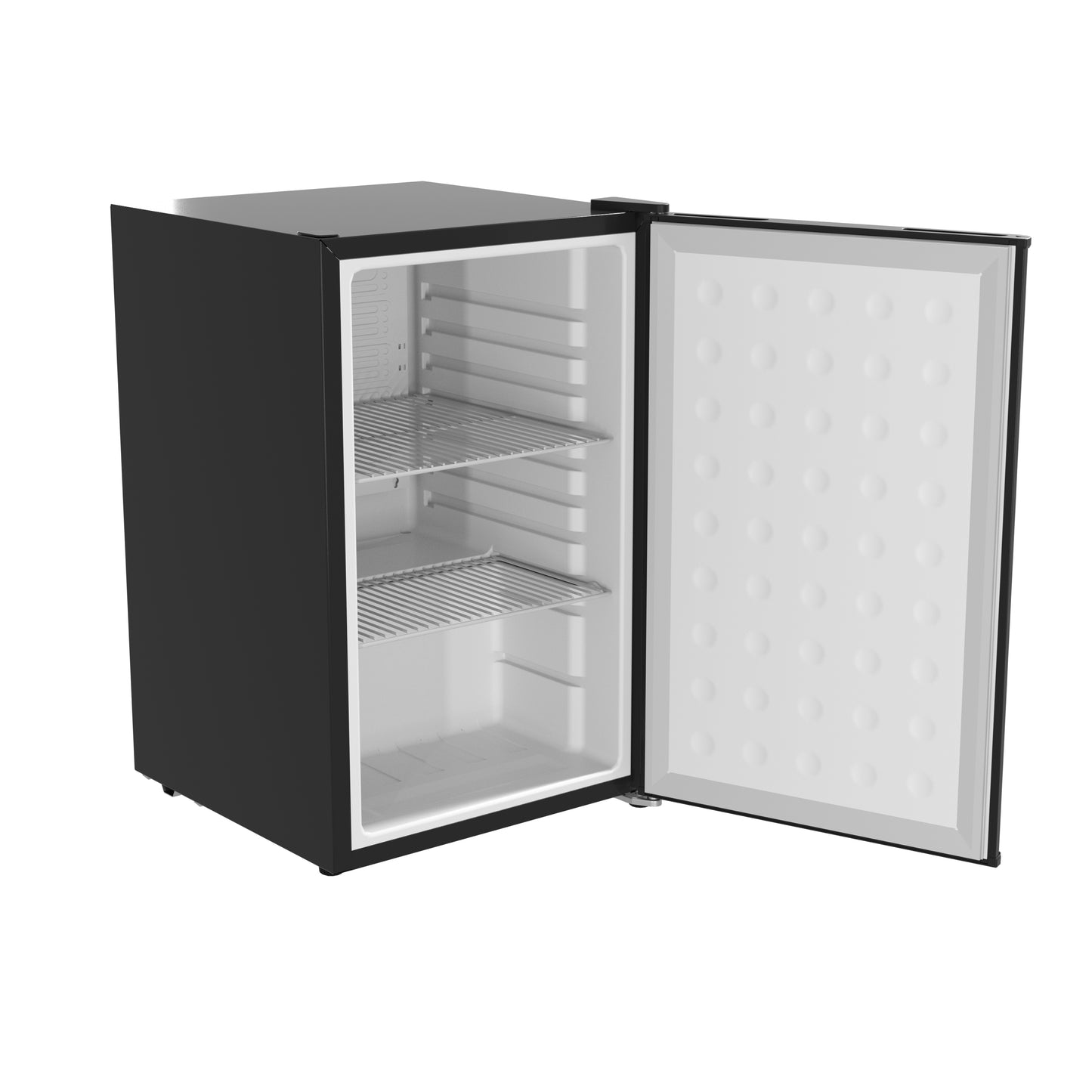 Husky 65L Solid Door 2.3 C.ft. Freestanding Under-Counter Mini Fridge in Black