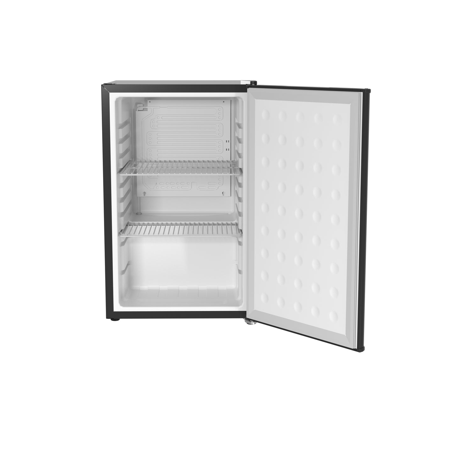 Husky Premium 65L Solid Door 2.3 Cu.ft. Freestanding Under-Counter Mini Fridge in Black