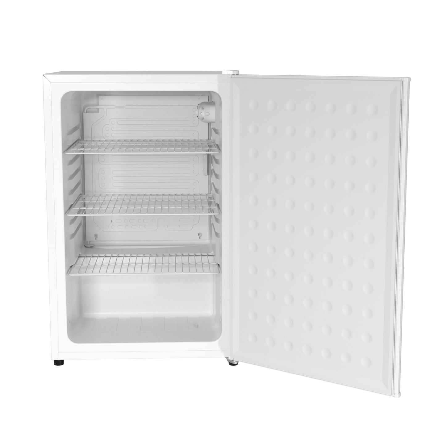 Husky Premium 122L Solid Door 4.3 C.ft. Freestanding Under-Counter Mini Fridge in White