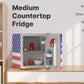 Husky 43L Solid Door 1.5 C.ft. Freestanding Counter-Top Mini Fridge (American Flag)