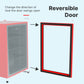 Husky 131L Beverage Refrigerator 4.6 C.ft. Freestanding Mini Fridge With Glass Door in Red