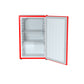 Husky 65L Solid Door 2.3 C.ft. Freestanding Under-Counter Mini Fridge in Red