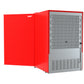 Husky 122L Solid Door 4.3 C.ft. Freestanding Under-Counter Mini Fridge in Red